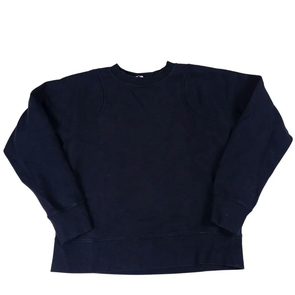 Lululemon Loungeful Crewneck Pullover Size 4 Black Relaxed‎ Fit 4 Way Stretch